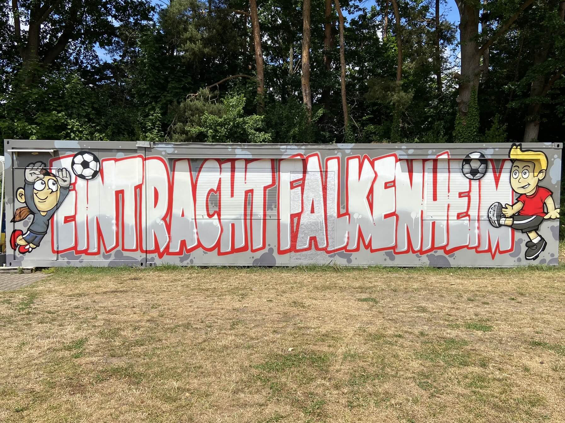 Graffiti & Wandgestaltung in Nürnberg von Farbquartier - Falkenheim 1